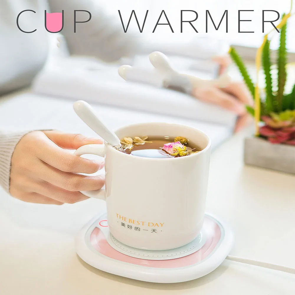 

Electrical Coffee Warmer Tea Heater Thermostat Intelligent 55 Degrees Constant Chasis Insulation Cup