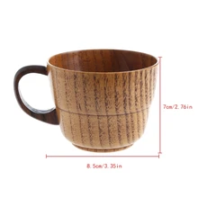 Деревянная чашка первобытный ручной работы из натурального дерева кофе пиво сок молоко чай Кружка