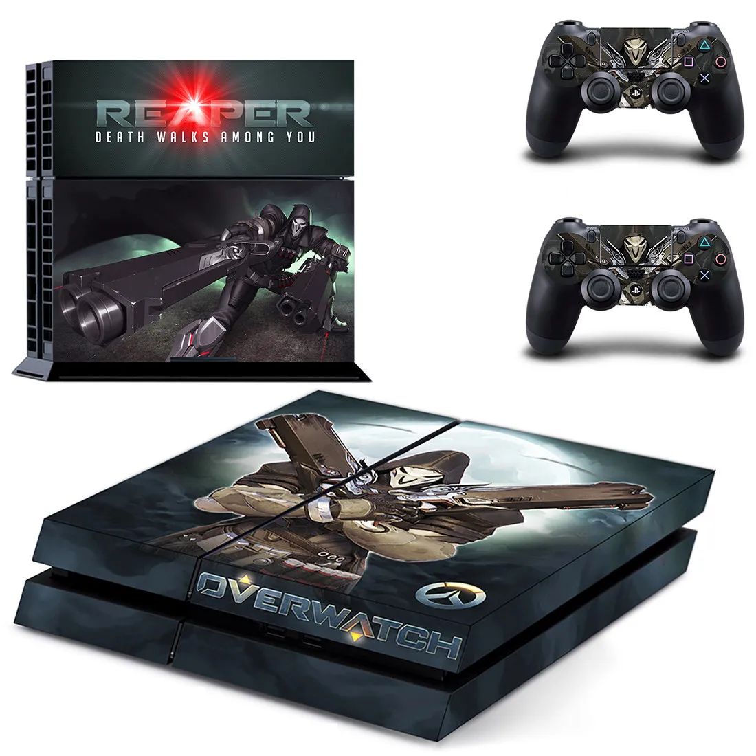 PS4 кожа PS 4 Overwatch наклейка Play station 4 наклейки s наклейки Pegatinas Adesivo для консоли playstation 4 и 2 контроллера