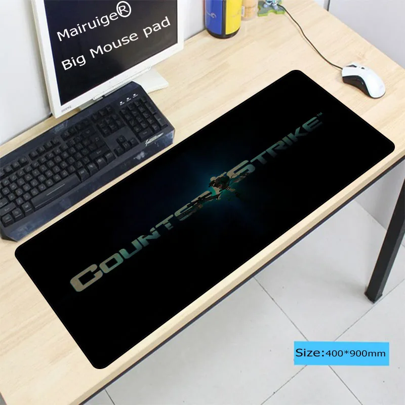 

Laumans900*400*3mm Counter Strike Large Gaming Rubbe Mouse Pad Computer Gamer Mice Play Mat Carpet For Dota 2 LOL Locking Edge