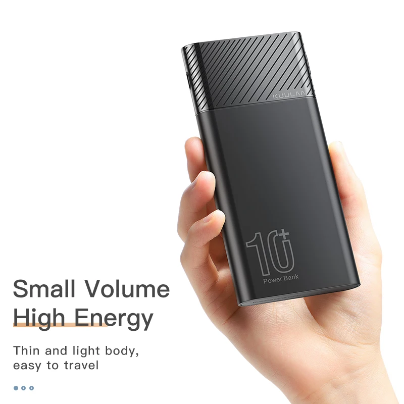 KUULAA PowerBank 10000 мАч QC PD 3 0 Power Bank Быстрая зарядка портативное зарядное устройство