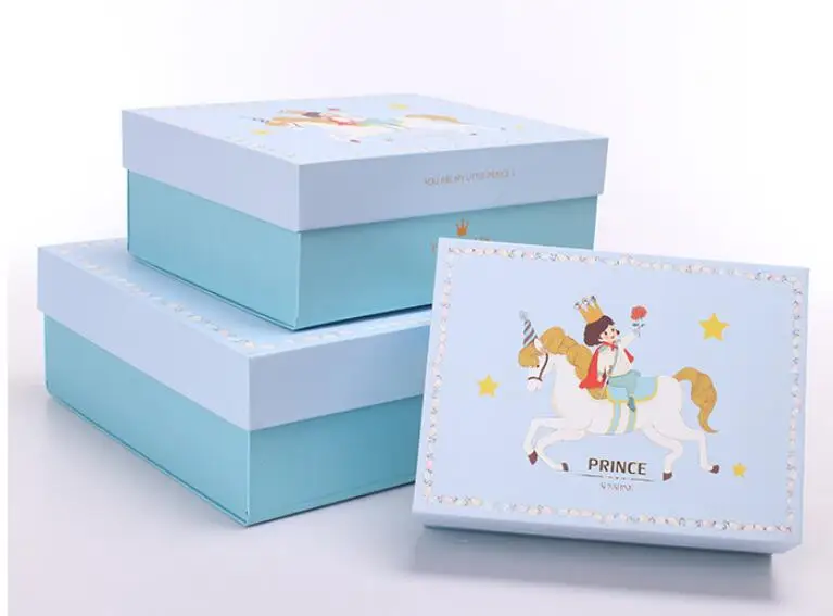 День рождения украшения детская Подарочная коробка Упаковка navidad Рождественский подарок на бумаге коробки для коробки cajas de carton - Цвет: B