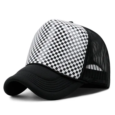 Взрослых Trucker Кепки Для мужчин и Для женщин хип-хоп панк-рок Snapback Шапки мужские летние Зонт Mesh Бейсбол шляпа 20 Цвета - Цвет: A67