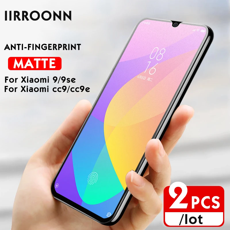 Матовое закаленное стекло 2 шт./лот для Xiaomi Mi CC9 cc9e A3 9 SE Защита экрана xiaomi se 6D с
