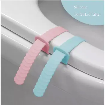 

Silica Gel Toilet Cover Lifter Anti-Dirty Hands Lifting Handle Lift Chamber Pot Cover Accessories zuo bian quan Health Handle Fl