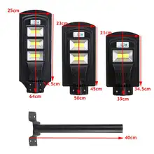 200/400/600 Вт светодиодный уличный светильник ing настенный светильник солнечный уличный светильник на солнечных батареях движения радар+ светильник Управление для сада двор