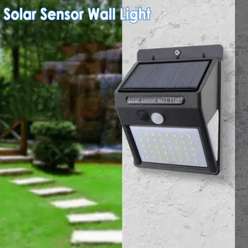 

Three Mode Models Power Saving LED Solar Light Outdoor Solar Lamp Wall Light Waterproof For Garden Decoration Drop Shipping