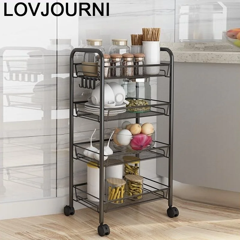 

Bathroom Spice Cuisine Scaffale Mensola Etagere De Rangement Kitchen Room with Wheels Organizer Estantes Prateleira Shelves