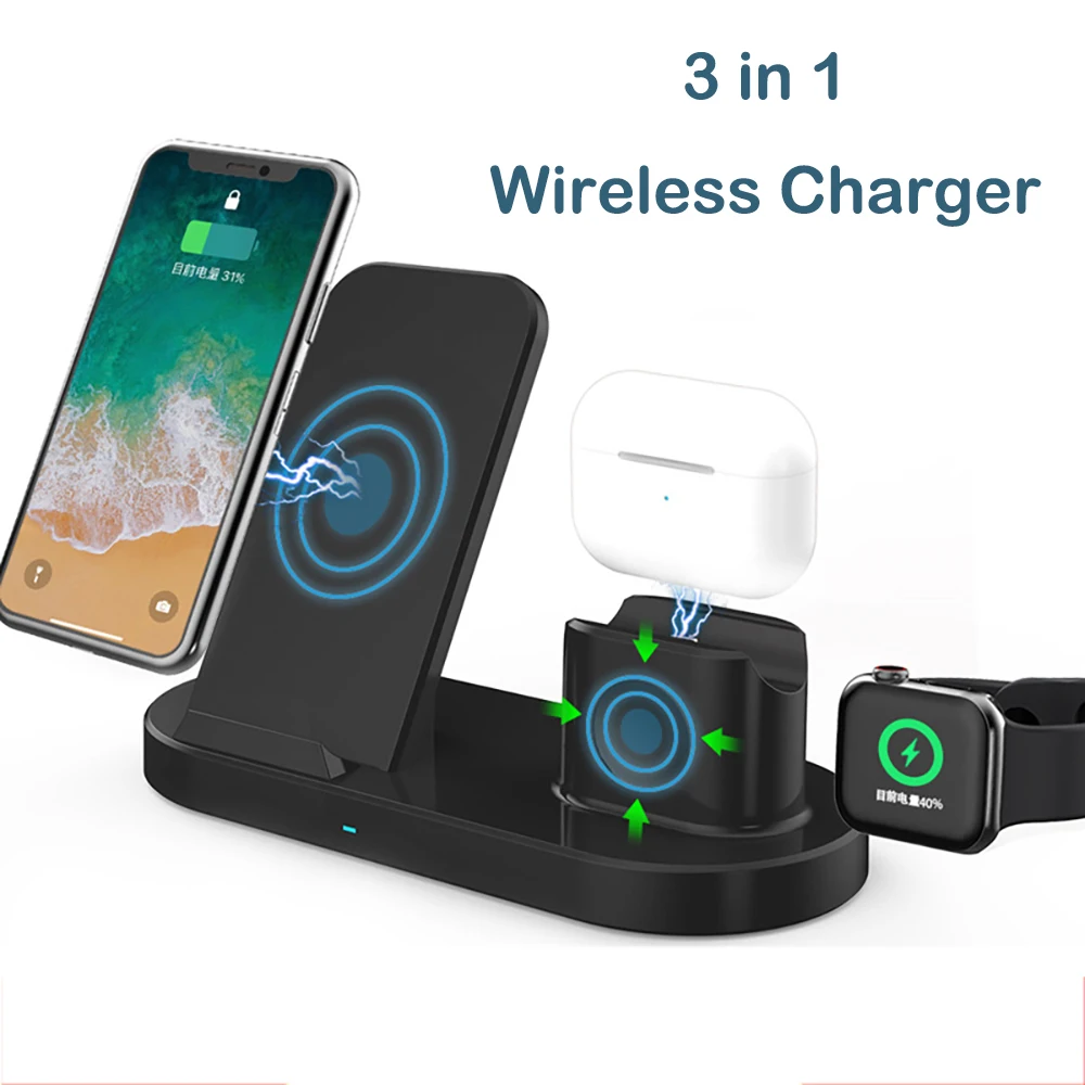 10w Fast Wireless Charger Bracket For Iphone 12 11 Xs Max X 8 Plus