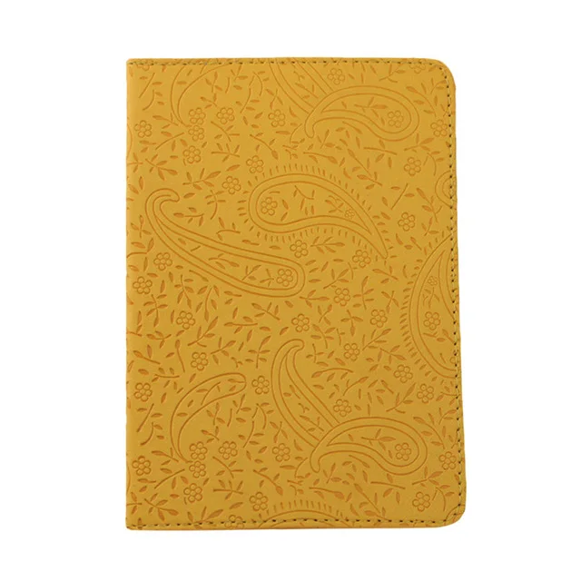 yellow Обложка для паспорта держатель для кредитных карт для мужчин и женщин держатель для паспорта протектор кошелек Бизнес держатель карты мягкий чехол для паспорта - Цвет: yellow