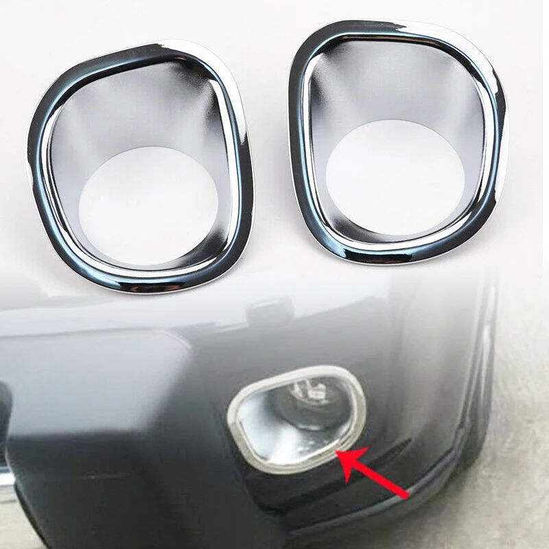 2x Chromes передний противотуманный светильник накладка рамка для Nissan X-Trail T31 2008-2010