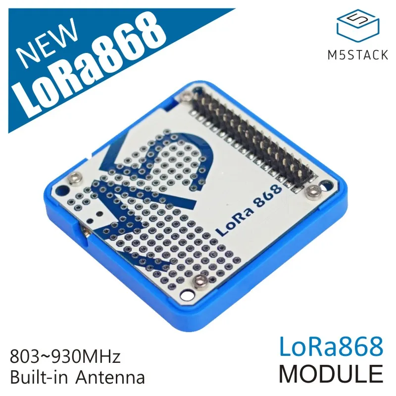 Online M5STACK módulo oficial LoRa 868MHz módulo de comunicación Ra 01H con protocolo de comunicación de área de prototipado SPI