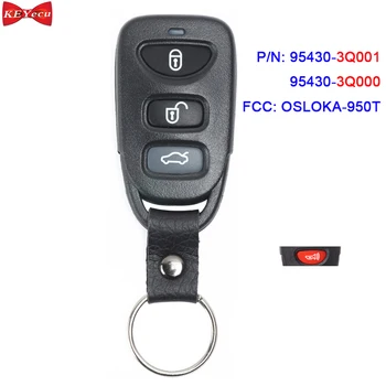 

KEYECU for Hyundai Sonata 2011 2012 2013 2014 2015 Remote Car Key Fob OSLOKA-950T 95430-3Q000 95430-3Q001