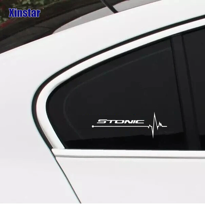

2pcs car windows sticker for kia stonic