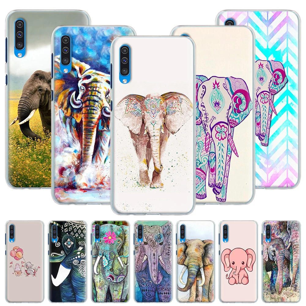 

Totem Elephant Aztec indian Flower Case for Samsung Galaxy A10 A10e A10S A20 A30S A40 A50 A50S A60 A70 A51 A71 Hard Cover Capa