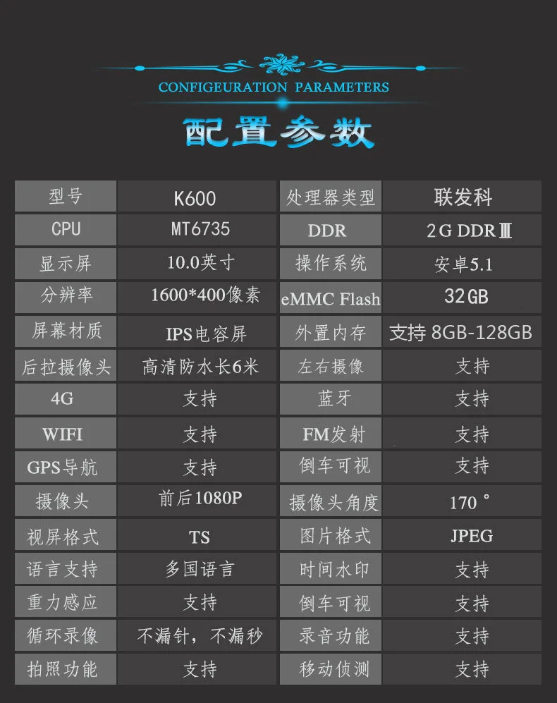 Центральная консоль полноэкранный видеорегистратор 360 градусов 1080P навигация ADAS Голосовая активация автомобильные аксессуары интерьер