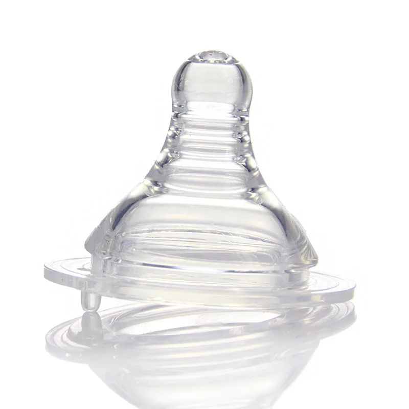 

2Pcs Soft Infant Baby Feeding Pacifier Cross Hole Baby Bottle Nipple for Avant High Quality Newborn Feeding Bottle Pacifier