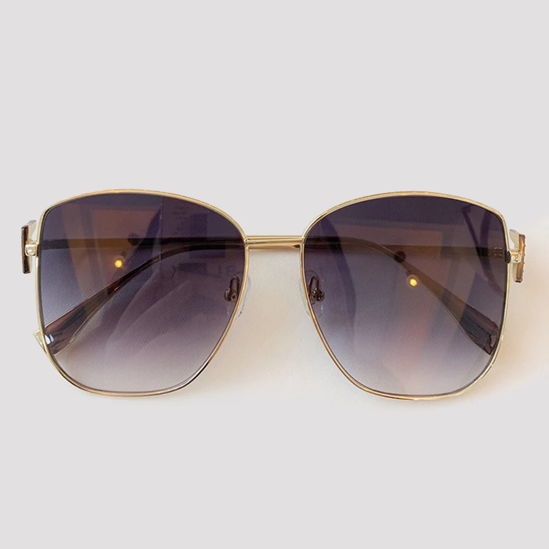 No.1 Sunglasses Matel, оправа, сексуальные солнцезащитные очки, для женщин, Ретро стиль, градиентные, солнцезащитные очки, женские очки, фирменный дизайн - Цвет линз: No.1 Sunglasses