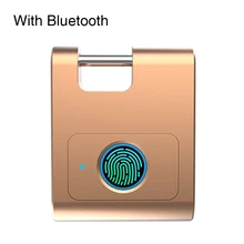 Домашний Bluetooth замок из цинкового сплава с защитой от отпечатков пальцев, Умный Замок без ключа, 360 градусов, USB Перезаряжаемый замок для спальни