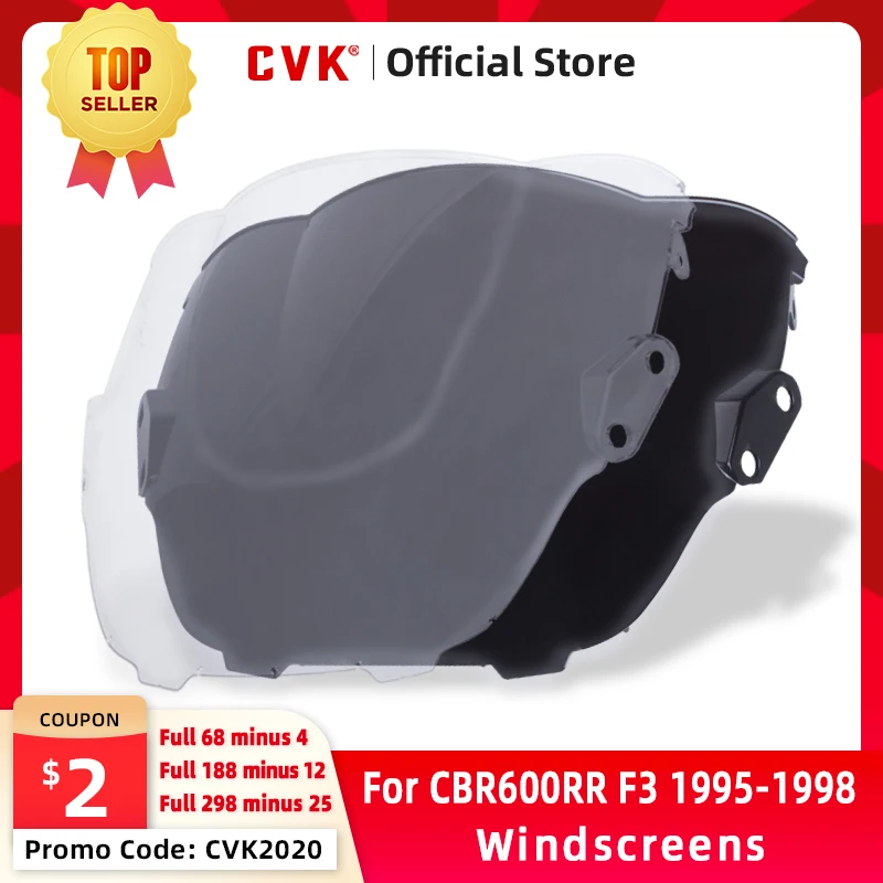 

CVK Motorcycle Windshield Spoiler Windscreen Air Wind Deflector For HONDA CBR600RR F3 1995 1996 1997 1998 CBR600 CBR600F3