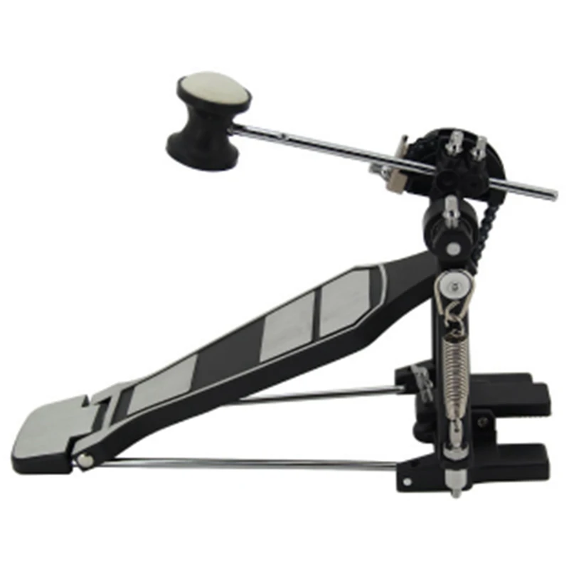 

Rack Bass Drum Pedal Set with Drum Beater Single Chain Drive Kit for Drummer
