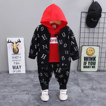 

Inafnt Newborn Clothing Sets 2020 Autumn Baby Boys Girls Clothes Letter Coats T Shirt Pants Kids Children Costume 3pcs Set