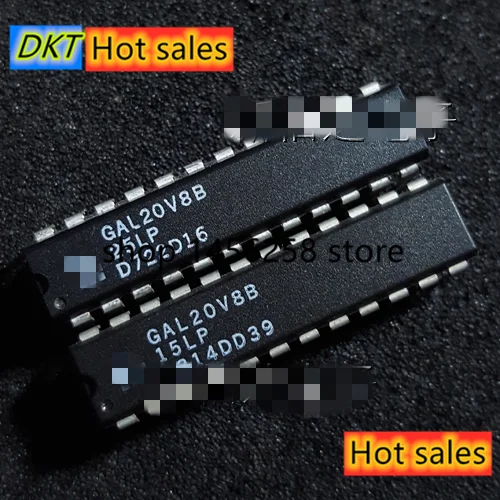 20 teile/los GAL20V8B-25LP GAL20V8 DIP-24 Auf Lager | Мобильные телефоны и аксессуары