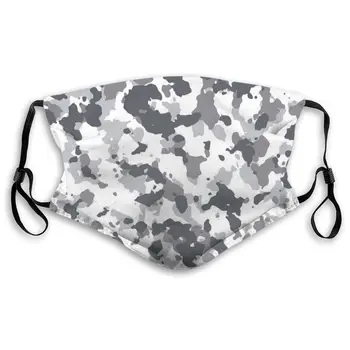 

Gray Camouflage II Masks With filter Washable & Reusable Anti Dust Breathable Mask With Adjustable Ear Loops
