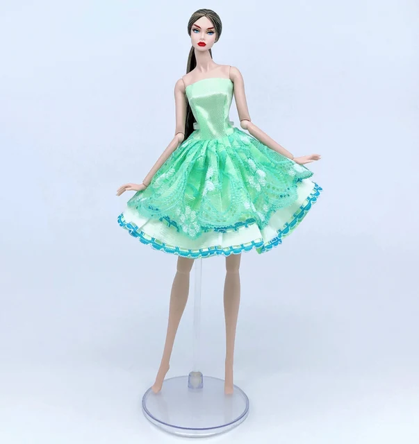 case for barbie doll clothes Princess dress trailing wedding bride marriage dress for barbie accessories toys house ornaments see chart25