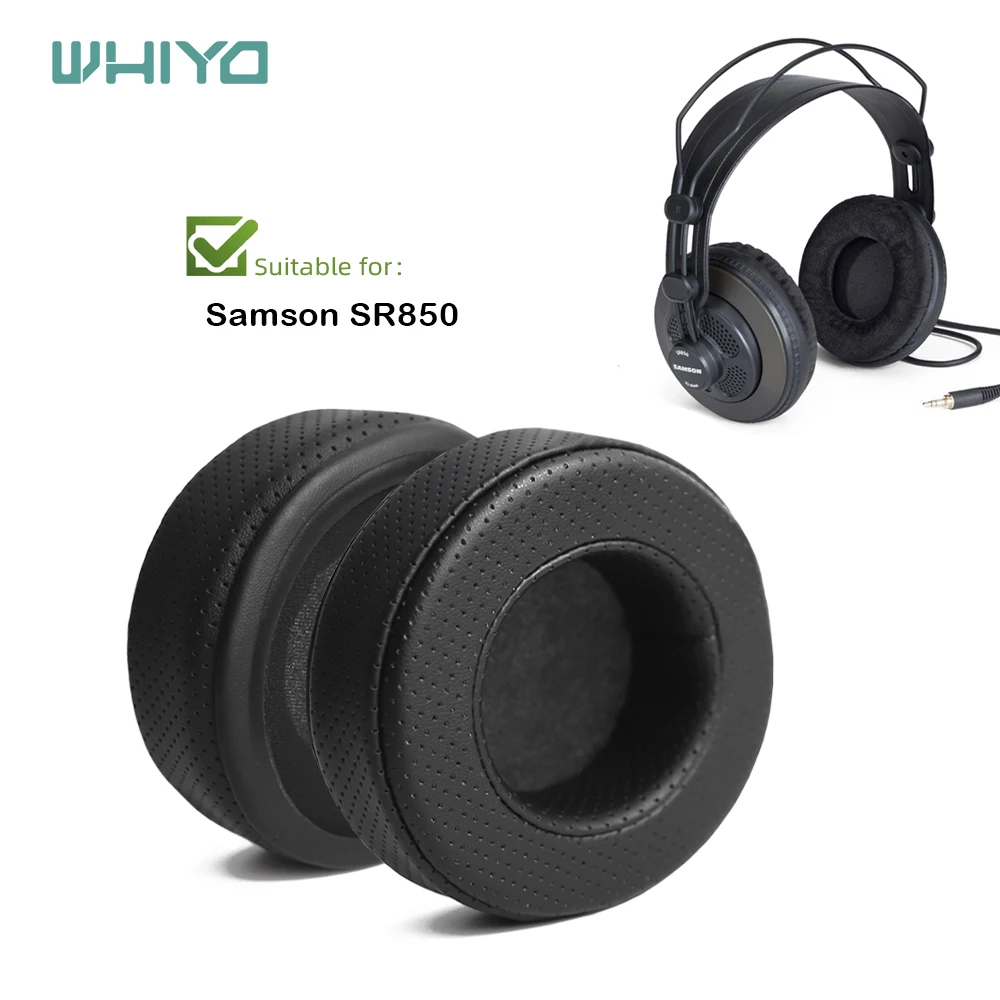 

Whiyo Replacement Ear Pads for Samson SR850 SR-850 Headphones Cushion Sleeve Velvet Earpad Cups Earmuffes Cover