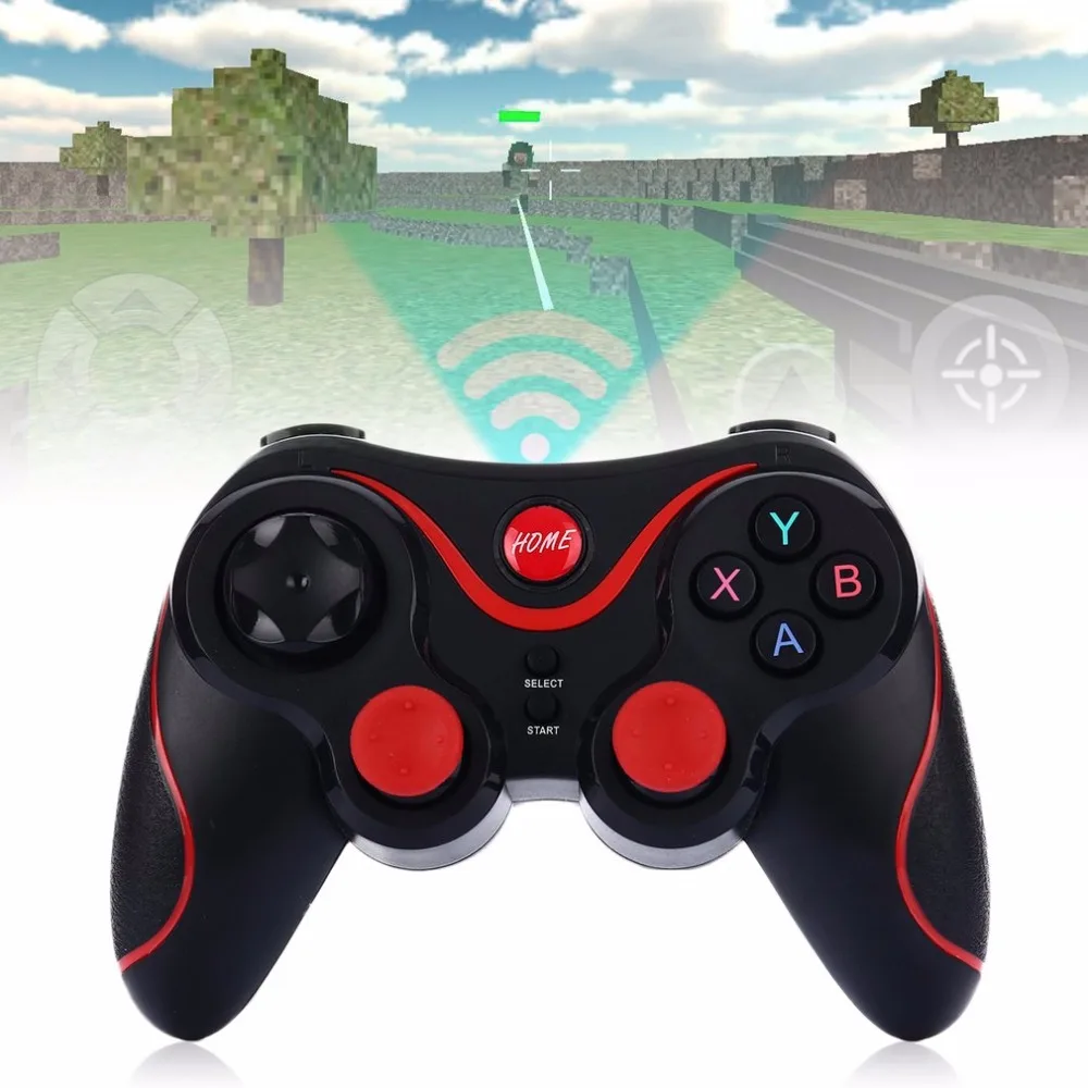 Bluetooth геймпад беспроводной джойстик для игр игровой Радио пульт дистанционного управления для планшетных ПК для Android смартфона с держателем