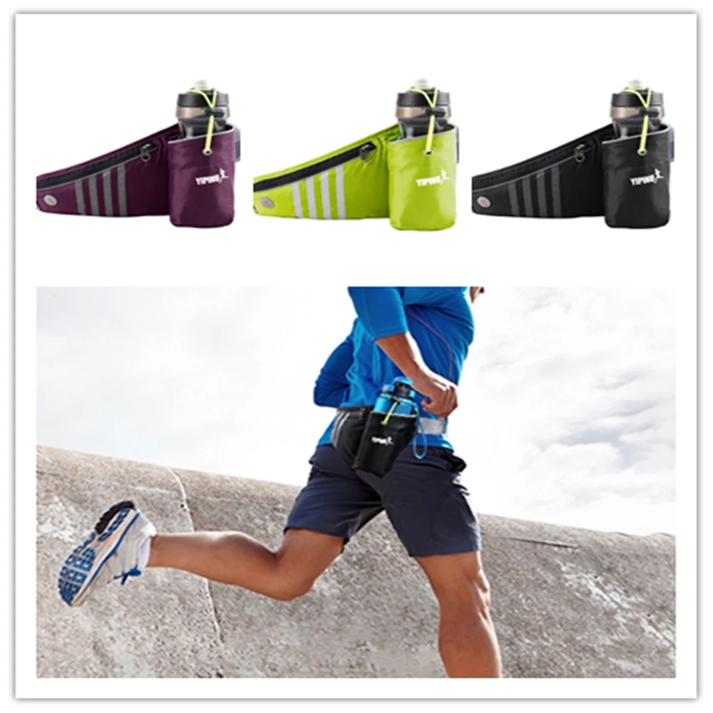 

AA Unisex Fanny Pack with Water Bottle Holder Running Waterproof Waist Bag Hiking Waist Pack Sport Exercise Pouch Men and Women