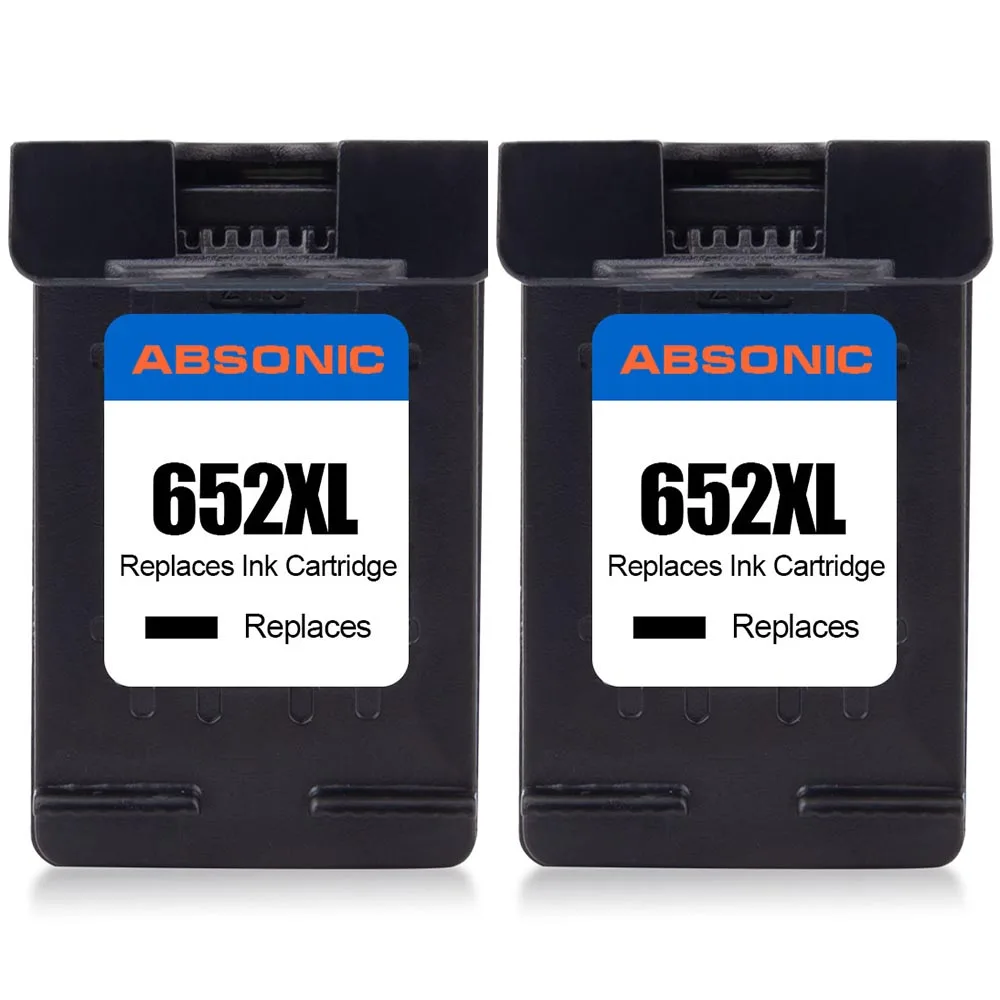 2PCS-652XL Black 2 шт. поставок 652XL 652 совместимые картриджи для hp 652 XL для hp с чернилами hp Deskjet 1115 1118 2135 2136 2138 3635 3636 3835 4535 5088 - Цвет: 2PCS-652XL Black