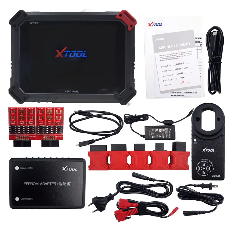 XTOOL X100 PAD2 Pro с KC100 с KC100 авто ключ программист OBD2 автомобильный диагностический инструмент для VW для Audi 4th 5th Immo DHL