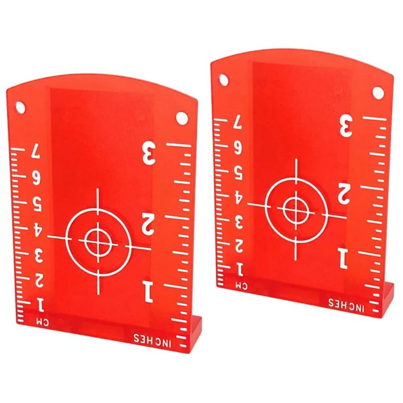 Lasers Targets, 2 Pack Floor Lasers Targets Card Plate for
