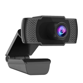 

Portable 2MP HD USB 2.0 1080P Web Camera Live Broadcast Video Conference Webcam for Desktop Laptop with Microphone