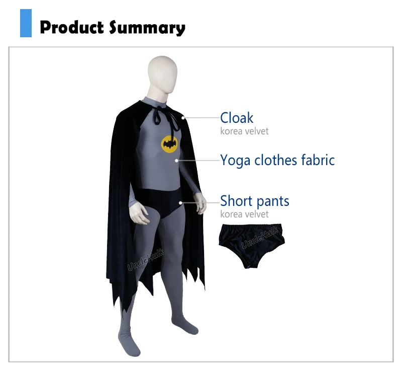 Batman-1966-Grey-Cosplay-Costume-Set-Bodysuit-Briefs-and-Cloak-UncleHulk-12