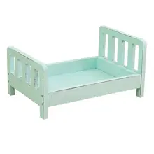 Реквизит для фотосъемки новорожденных деревянная кровать детские позы съемный фон реквизит U90B