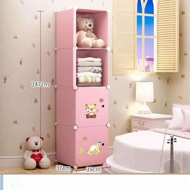 Version F Туалетный шкаф Armario Ropero Meuble Range Chambre Guarda Roupa шкаф Mueble De Dormitorio гардероб - Color: Version F