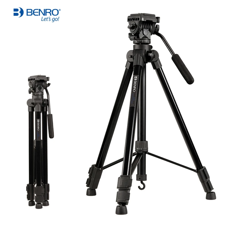 Цифровой Алюминиевый Штатив Benro T980EX Портативная подставка для видеокамеры с