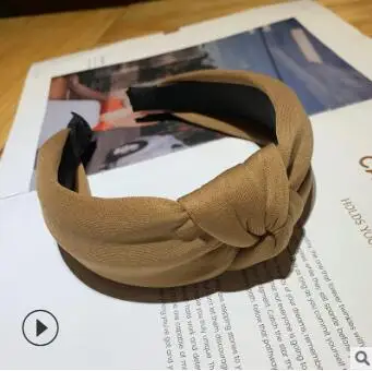 5 36 шт./лот DIY простой мульти Галстук Узел Полный 3D чистый цвет повязки на голову французский губка головных повязок инструмент для укладки аксессуар HA1691 - Цвет: 5