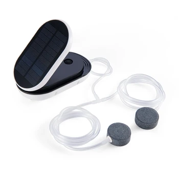 

Portable Solar Oxygen Air Pump 3 Working Modes Oxygenator for Aquarium Pond Fish Tank Air Pumps Accessories