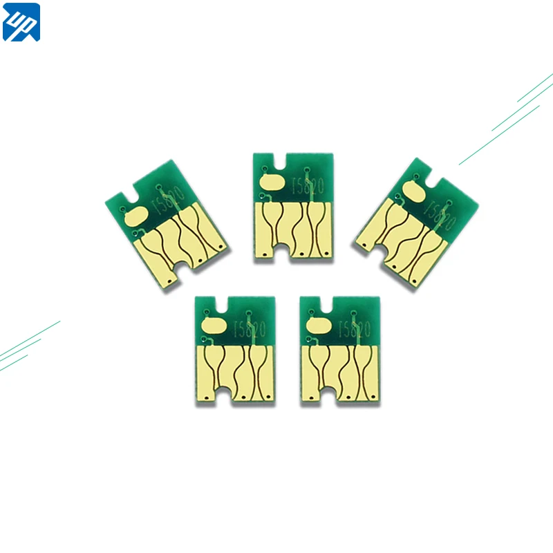 

5PC T5820 Maintenance Tank Chip Compatible Chip for Epson Surelab D700 Maintenance Ink Tank for Fuji DX100 Waste Ink Collector