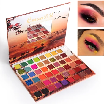 

54 Color Nude Eyeshadow Palette Matte Glitter Eyeshadow Neon color Lasting Waterproof Eye Shadow Cosmetic Eye Shadow Cosmetics
