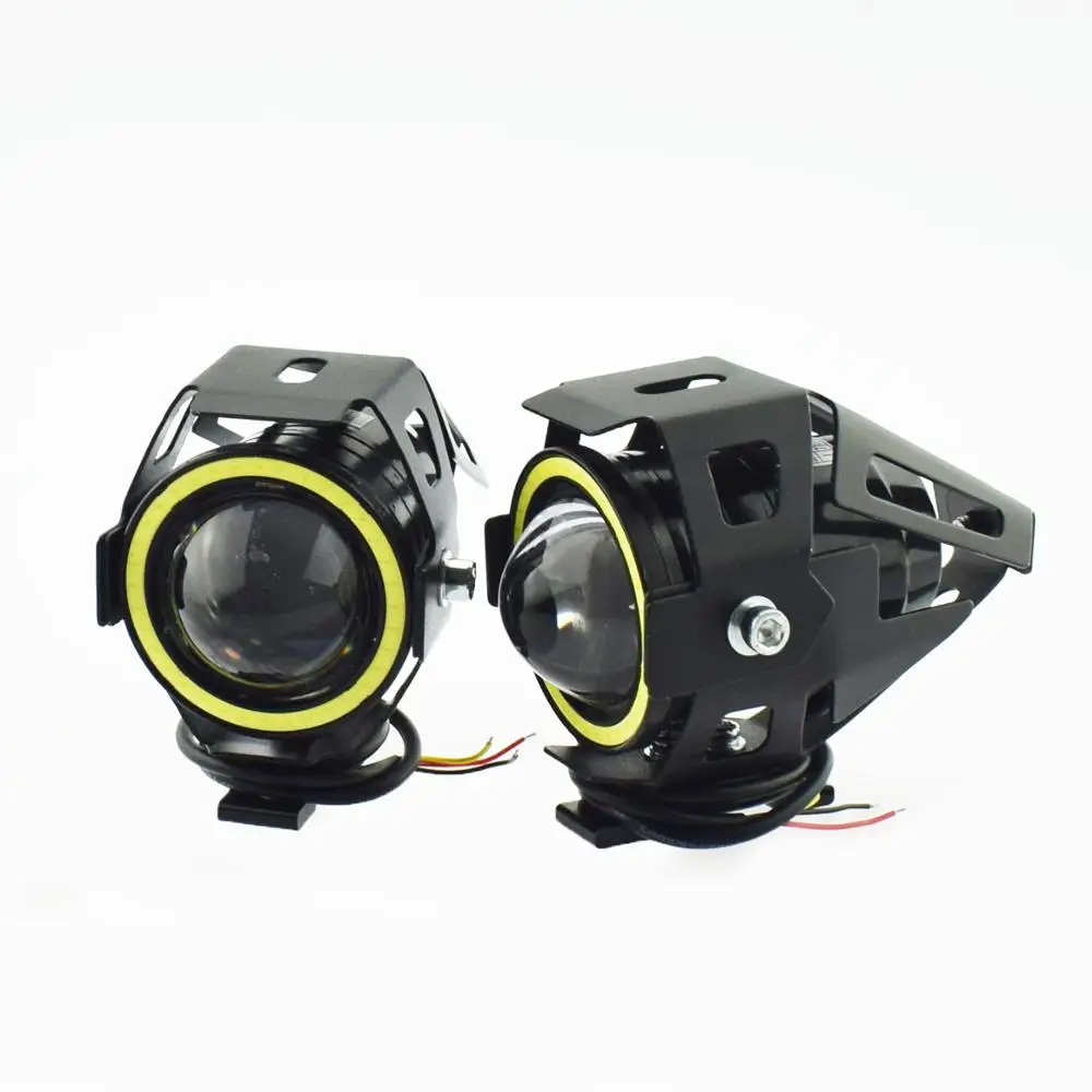 

12v LED moto work light 6000k spot fog lamp 20w 30w 125W led motorbike head lamp motorcycle Driving headlights auxiliary Lights