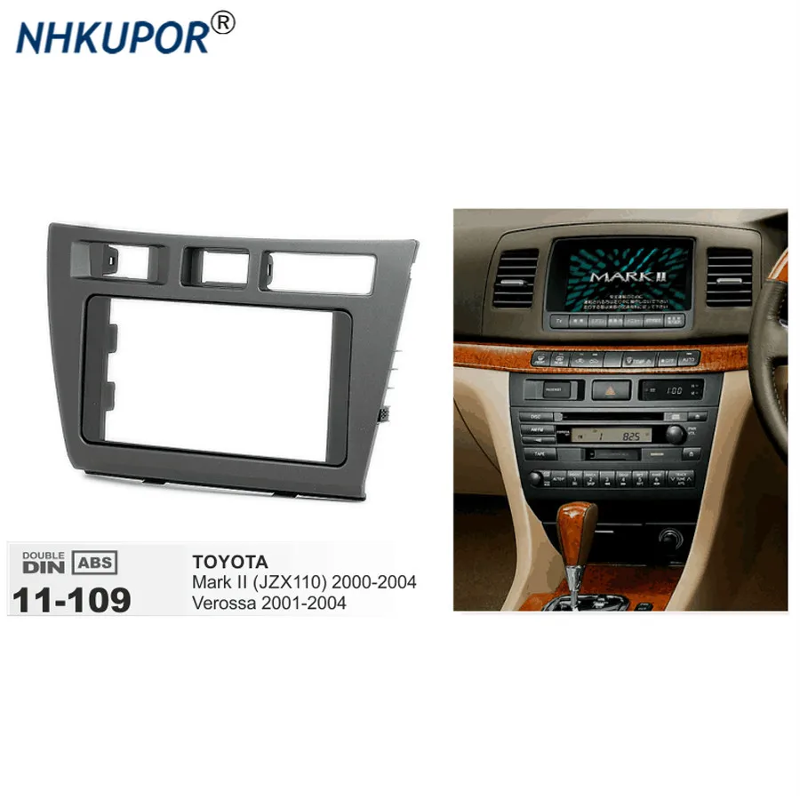 Панель для автомобильного радиоприемника 11-109 TOYOTA Mark II (JZX110) Verossa 2001-2004 | Автомобили