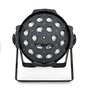 

8 pcs 18x10w rgbw dmx LED Zoom par 64 Light 4in1 indoor led par zoom led par can light