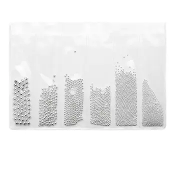 

Nail Art 1 Bottle Gold Silver Optional Mini Caviar Beads Balls Pearls Caviar Gel Polish Nail Art Tips Metal 3D DIY Decor