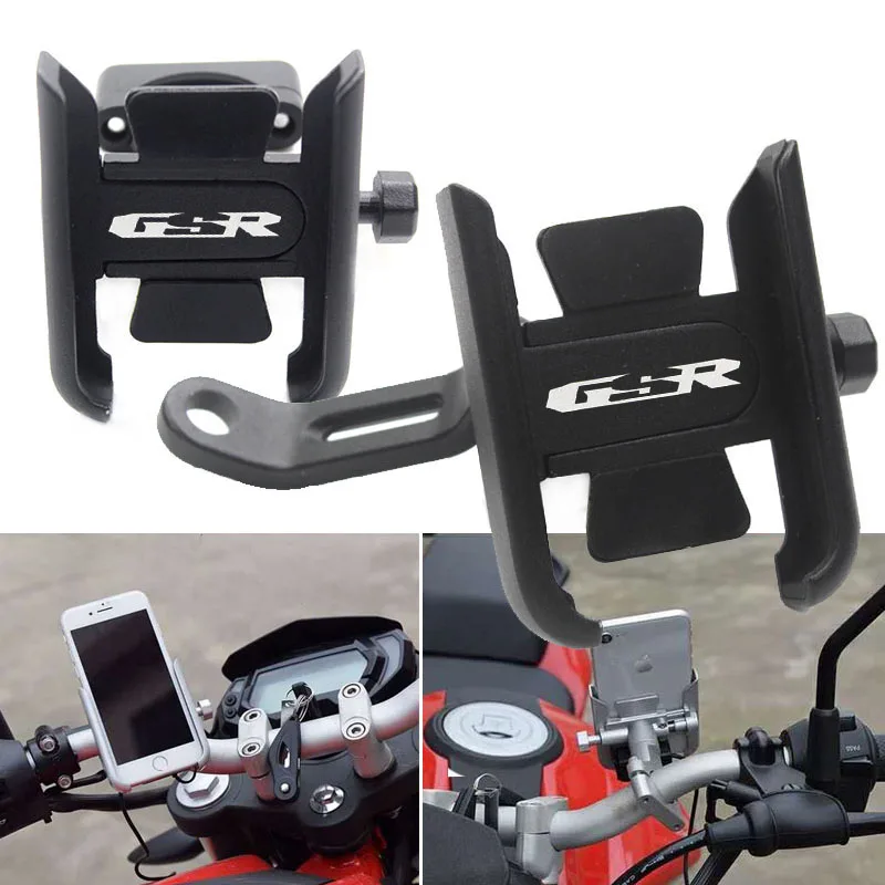 

For SUZUKI GSR400 GSR600 GSR750 GSR 400 600 750 Motorcycle high quality CNC Handlebar Mobile Phone Holder GPS Stand Bracket