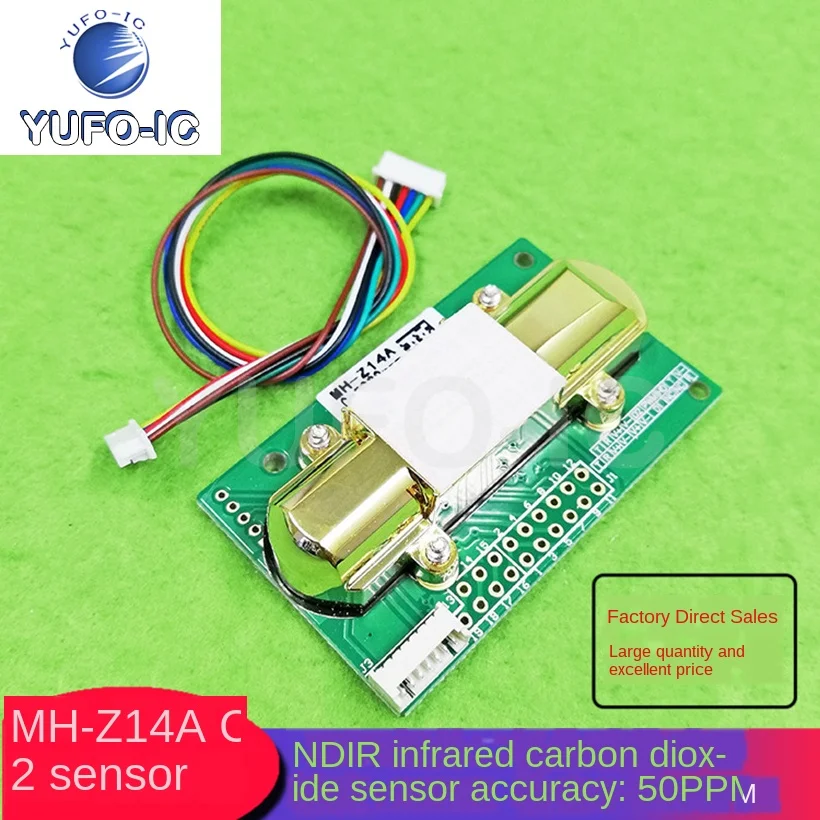 

Free Ship 1pcs NDIR Infrared Carbon Dioxide Sensor Module MH-Z14A Serial PWM Analog Output 0-5000ppm